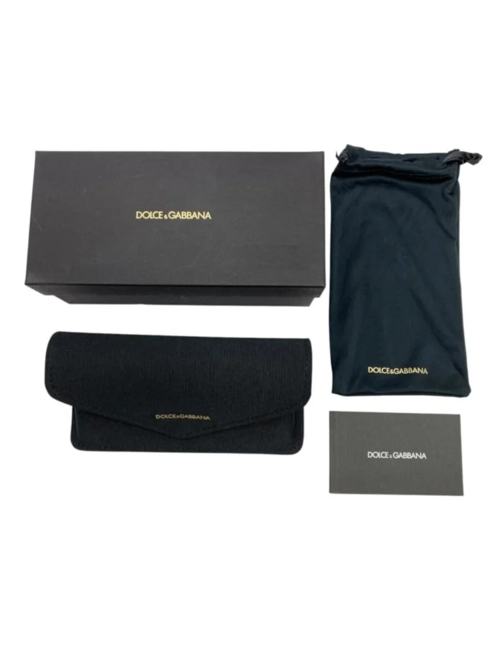 Dolce & Gabbana Sunglasses Eyewear Cat Eye 501/87 Acetate Black